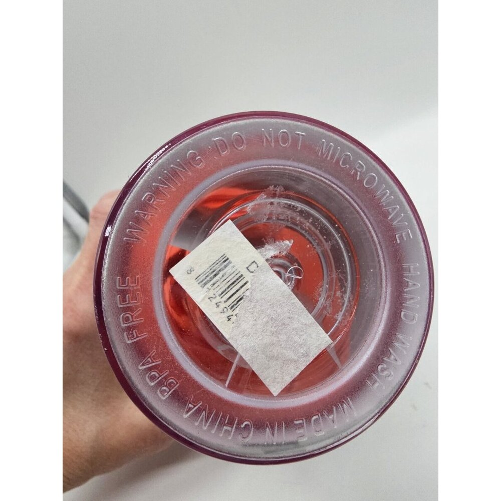 Disney Mickey Loves Mickey Kiss Glitter Flip Straw Tumbler Travel Cup NWT - Picture 11 of 13
